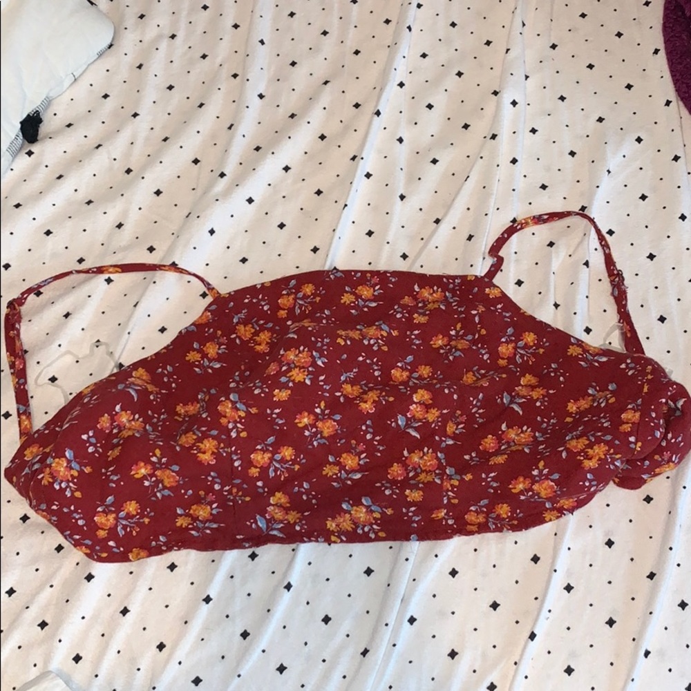 tie back crop top
